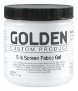 Golden Acrylic medium: Silk SCREEN FABRIC GEL 236ml