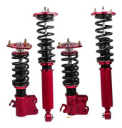 Coilover-fjädring för Nissan S14 Silvia, justerbar höjd, högpresterande fjädrar, hållbar aluminiumkonstruktion