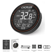 Cykeldator, M2 Trådlös GPS Cykeldator, Bluetooth ANT+, Vägmätare, Vattentät, Cykeldator - M2[E3724066]