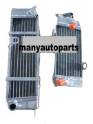 Aluminiumkylare för Yamaha DT230 DT 230 Lanza, kraftig konstruktion, ökad kylkapacitet, polerad yta