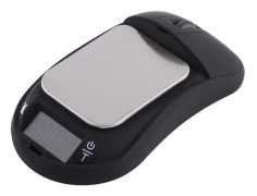 Tbest mini digitalvåg Mini Bärbar digital fickvåg Musform Hög precision smycken Guldvåg