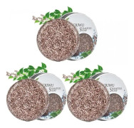 3 st Black Hair Darkening Shampoo Bar, Hair Darkening Shampoo Bar, Soap Cover Bar Tvål för grått hår-HÅRBEHANDLING