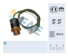 Temperaturswitch, kylarfläkt - fiat duna, duna weekend, fiorino pick up, fiorino skåp/stor limousine, ritmo, tipo, uno - OE 5958828, 7576281, 7628799