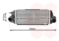 Intercooler VAN WEZEL 83004281