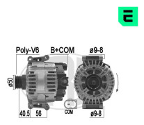 Generator - mercedes-benz - OE 000 906 04 01, A 000 906 04 01, A9060401