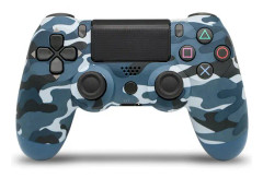 PS4-handtag med lätt pekskärm med sexaxlig vibration PS4-handtag trådlöst Bluetooth spelhandtag