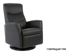 NFG - KING Hjellegjerde recliner, svart skinn