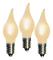 3 st Jul- Advent- Ljusstake-Lampor. LED E10 3V 0.06W FROST(XH(