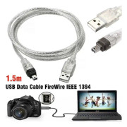 USB-datakabel för Mini DV MiniDV FireWire IEEE 1394 HDV-videokamera för PC-redigering