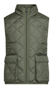 Raging Bull Quiltad gilet med påsydda fickor för herrar