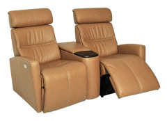 NFG - MILAN Hjellegjerde reclinersoffa, cognac