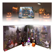 Halloween-nedräkning 2024, 31-dagars adventskalender med överraskningsfigurer, Halloween-plyschtomtar