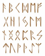 Stencilföretag - GB-LN2451S - 1" Rune Stencil, 4,5" x 4,5" (S) - Celtic Norse Alphabet Stencils