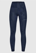 Untamed Emboss Tights, Beetle Emboss Navy, L, Långa Tights