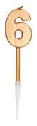 Tårtljus Brons Metallic
