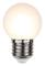 LED-Lampa Klot, Plasthölje Opal LED E27 2700K 15lm 1W(1,5W)