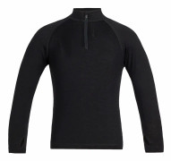 260 Tech L/S Half Zip Kids Black (5)