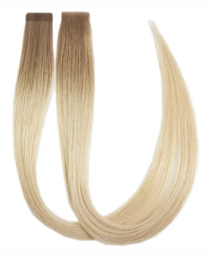 Rapunzel of Sweden Premium Tape Extensions - Seamless & Classic 3 (50 cm) Cool Platinum Blonde Balayage B7.3/10.10