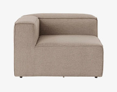 Homitis - 1-sitsig soffaBrinly Left - Brun - Modulsoffor - Från Homeroom