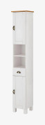 Loft24 - Förvaringsskåp Toscana Narrow 2 Wood Door 1 Drawer - Vit - Skåp - Från Homeroom