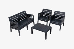 Hanah Home - Trädgård loungeset Larania - Grå - Loungemöbler - Från Homeroom