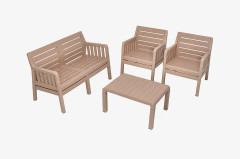 Hanah Home - Trädgård loungeset Larania - Brun - Loungemöbler - Från Homeroom