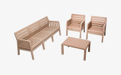 Hanah Home - Trädgård loungeset Lara - Brun - Loungemöbler - Från Homeroom