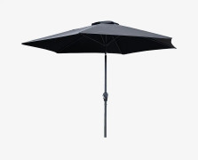 Leeds Parasoll 300 cm Svart