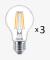 LED CLA 40W E27 NORMAL VARMVIT KLAR 3PF/DISC PROMO