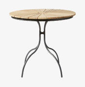 Cinas Hard & amp; Ellen Caféset, Bord och 2 Stolar Antracit/Teak