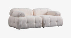 Hanah Home - 2-sits soffa Muffin - Vit - 2-sits soffor - Från Homeroom