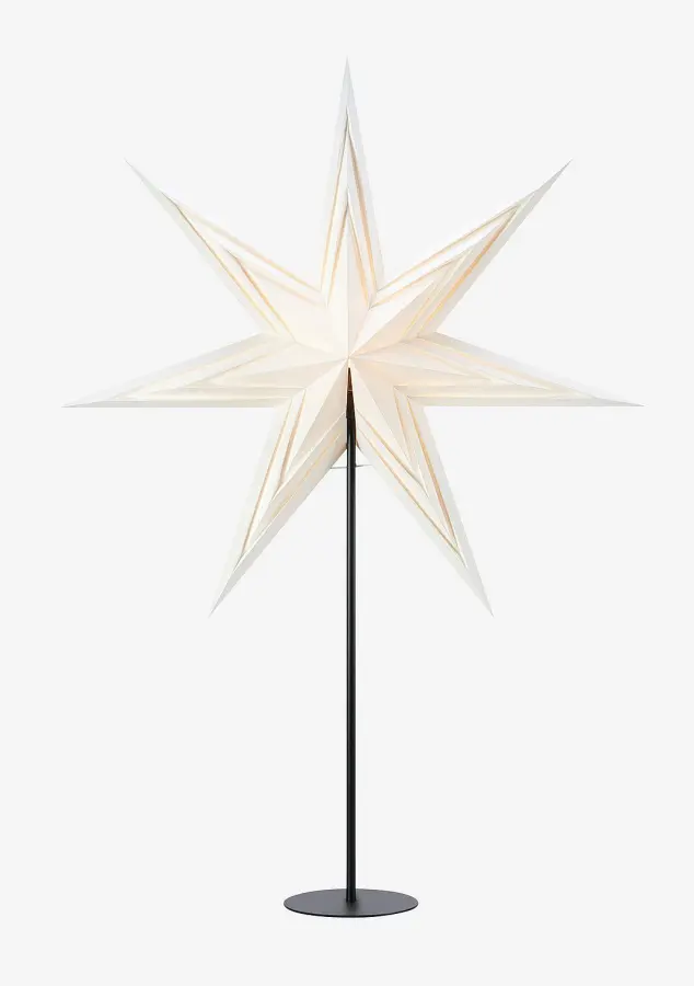 Markslöjd - Bordsstjärna SOMBRA 70 cm - Vit - Adventsstjärnor - Från Homeroom