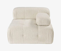 Hanah Home - 1-sits soffa Puca Right - Beige - Modulsoffor - Från Homeroom