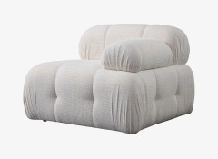 Hanah Home - 1-sitsig soffa Muffin Right - Vit - Soffmoduler - Från Homeroom