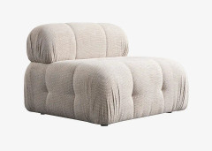 Hanah Home - Soffa med 1 sittplats Muffin - Beige - Soffmoduler - Från Homeroom