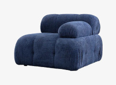 Hanah Home - 1-sitsig soffa Muffin Right - Blå - Soffmoduler - Från Homeroom