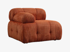 Hanah Home - 1-sitsig soffa Muffin Left - Orange - Soffmoduler - Från Homeroom