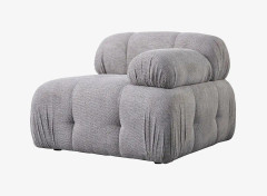 Hanah Home - 1-sitsig soffa Muffin Right - Grå - Soffmoduler - Från Homeroom