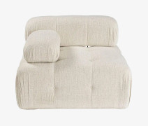 Hanah Home - 1-sits soffa Puca Left - Beige - Modulsoffor - Från Homeroom