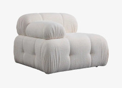 Hanah Home - 1-sitsig soffa Muffin Left - Vit - Soffmoduler - Från Homeroom