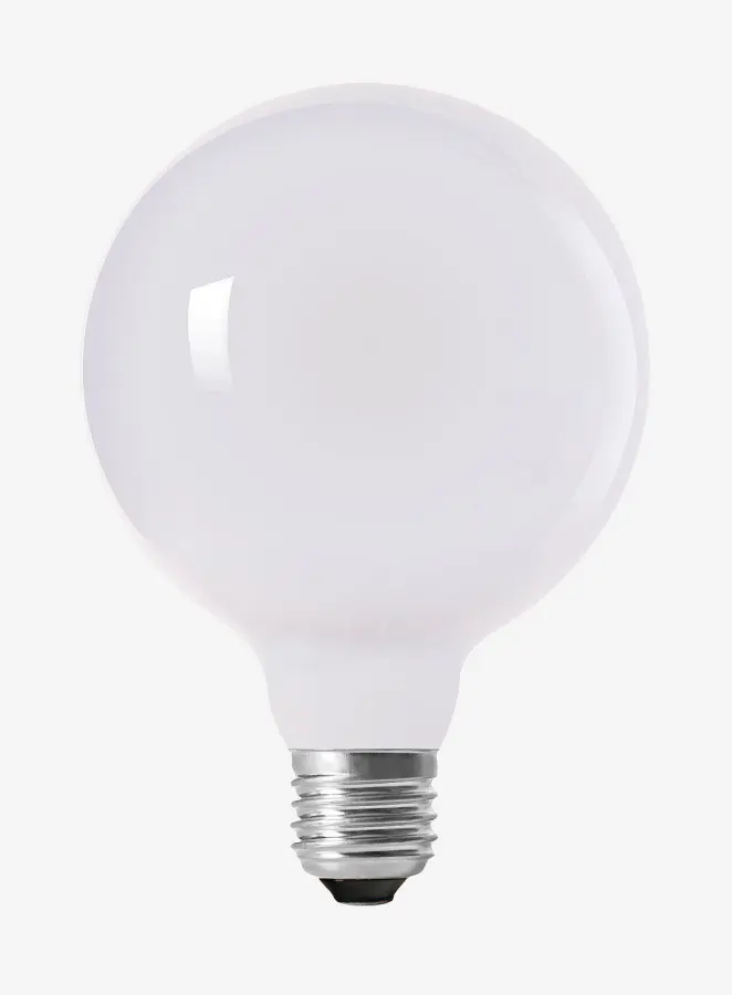 Twilight LED, 3-stegs dimmer E27 Glob 12,5cm 7W