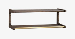 Rowico Inverness hatthylla 80cm brun ek