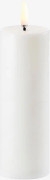 Uyuni - LED pillar candle - Nordic White, 5x14,5 cm (UL-PI-NW05014)