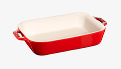 STAUB Staub rektangulär ugnsform 20 x 16 cm röd