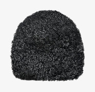 Skinnwille, Curly Sittplätt fårskinn 36 cm Dark Grey