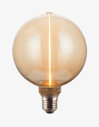EDGE LED-lampa 2W Glob 125 Amber E27 dimbar