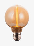 EDGE LED-lampa 2W Glob 80 Amber E27 dimbar