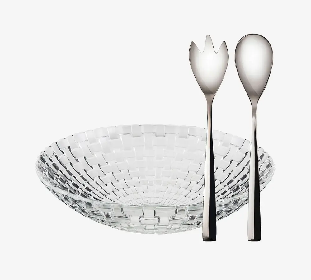 Skål 32 cm/Salladsbestick