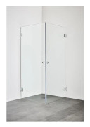 Duschhörna Infinity 90x90 Svart Hafa