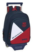 Skolväska med hjul F.C. Barcelona Corporativa Blå Rödbrun (27 x 33 x 10 cm)